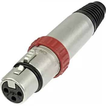 Neutrik XLR savienotāja ligzda, taisna Polu skaits: 3 Sudrabaina NC3FXS 1 gab. (NC3FXS)