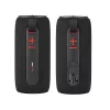 Pārnēsājams stereo skaļrunis TRACER Stripe Melns — 10 W RMS, Bluetooth/vadu, USB-A un USB-C, MicroSD, iebūvēts akumulators (līdz 5 h)