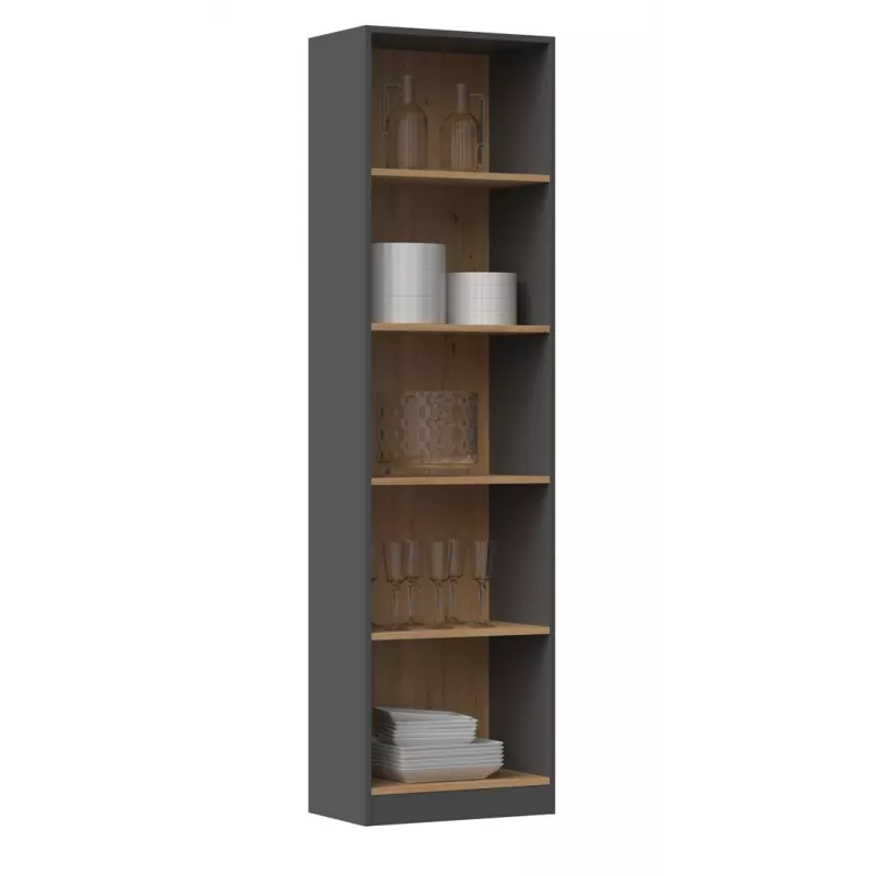 Topeshop R50 ANT/ART biroja grāmatu skapis
