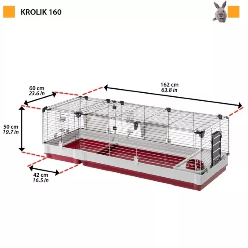 FERPLAST Krolik 160 - Būris