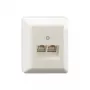 Rutenbeck Universal Connection Unit UAE8/8 8/8 LSA Aprw — modulārs telefona/tīkla pieslēguma panelis