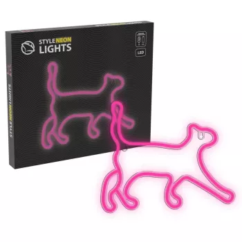 Dekoratīva LED gaisma neona stilā MANTA SNL70PK Style Neon Lights CAT 2 rozā (modelis SNL70PK)