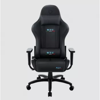 Spēļu krēsls Onex STC Tribute Hardcore Melns — ergonomisks sēdeklis datoram un konsolēm, regulējams augstums un atzveltne