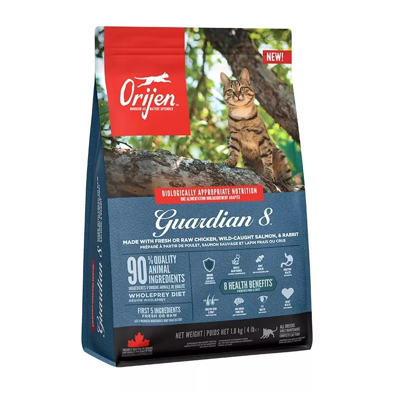ORIJEN Guardian 8 - sausā kaķu barība - 1,8 kg
