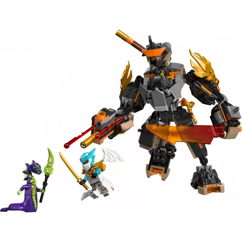 LEGO NINJAGO 71854 Kola misijas mehs un pūķis Zane