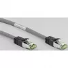 Goobay CAT 8.1 Patch vads, S/FTP (PiMF), Pelēks, 0,5 m - LSZH halogēnus nesaturošs, varš AWG 24 (55135)