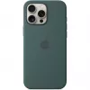 Silikona maciņš ar MagSafe iPhone 16 Pro Max - Lake Green