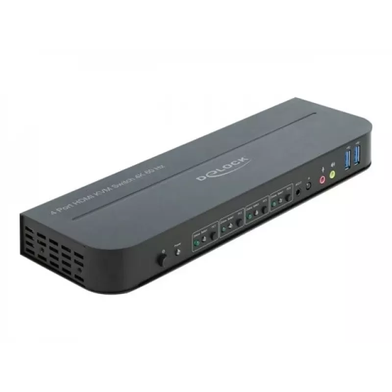 KVM slēdzis DeLOCK 11483 Melns