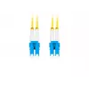 Optiskās šķiedras kabelis LANBERG FO-LULU-SD11-0010-YE, 3 m, G.657.A1, LC–LC, dzeltena
