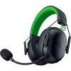 Austiņas Razer MelnsShark V3 X HyperSpeed — vadu un bezvadu (USB-A, Bluetooth), apkārtauss, 20–28 kHz, 270 g, melnas/zaļas