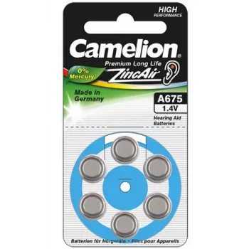 Camelion | A675/DA675/ZL675 | Cinka-gaisa elementi | 6 gab.