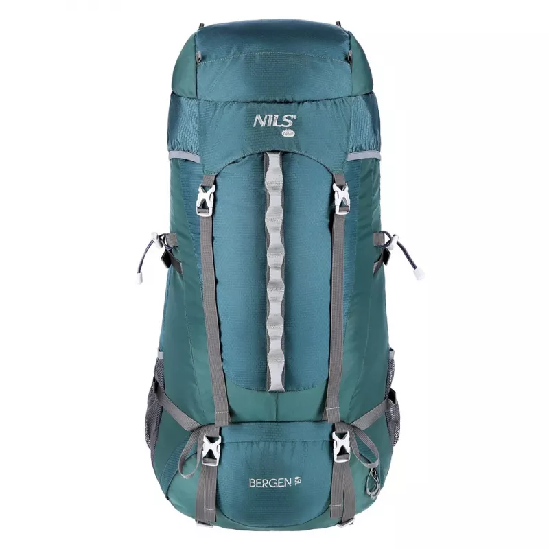 NILS Camp NC1949 Bergen 65L pārgājienu mugursoma - zaļa