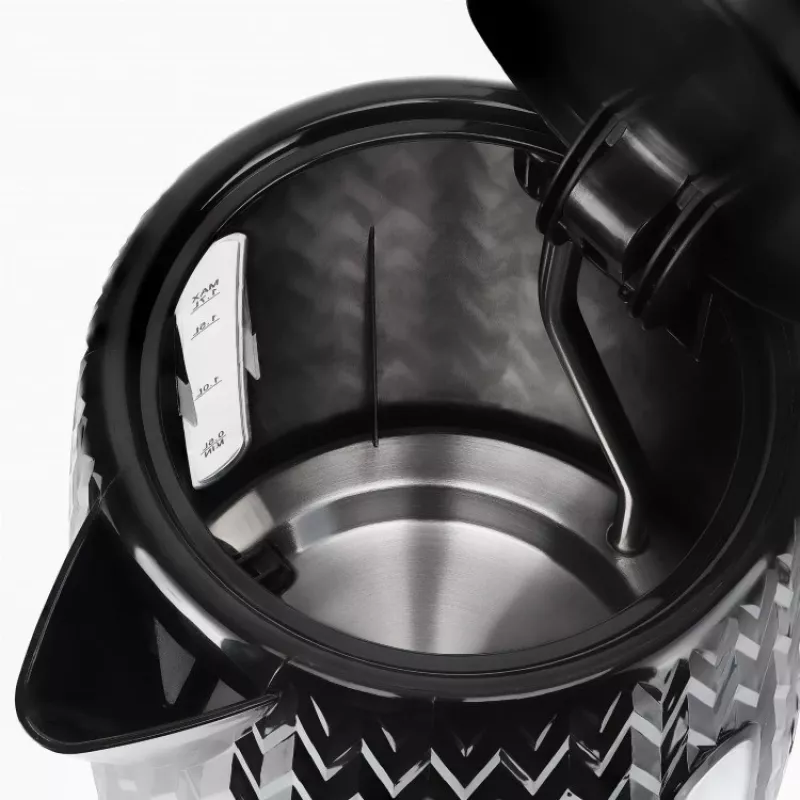 NELO tējkanna, tilpums 1,7 l, jauda 2000 W, melna