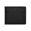 Sienas skapis LANBERG 9U 19 collu WF01-6609-10B, 600×600×507 mm, 60 kg, IP20, melns