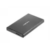 NATEC RHINO GO korpuss USB 3.0 2,5'' SATA HDD/SSD, melns alumīnijs
