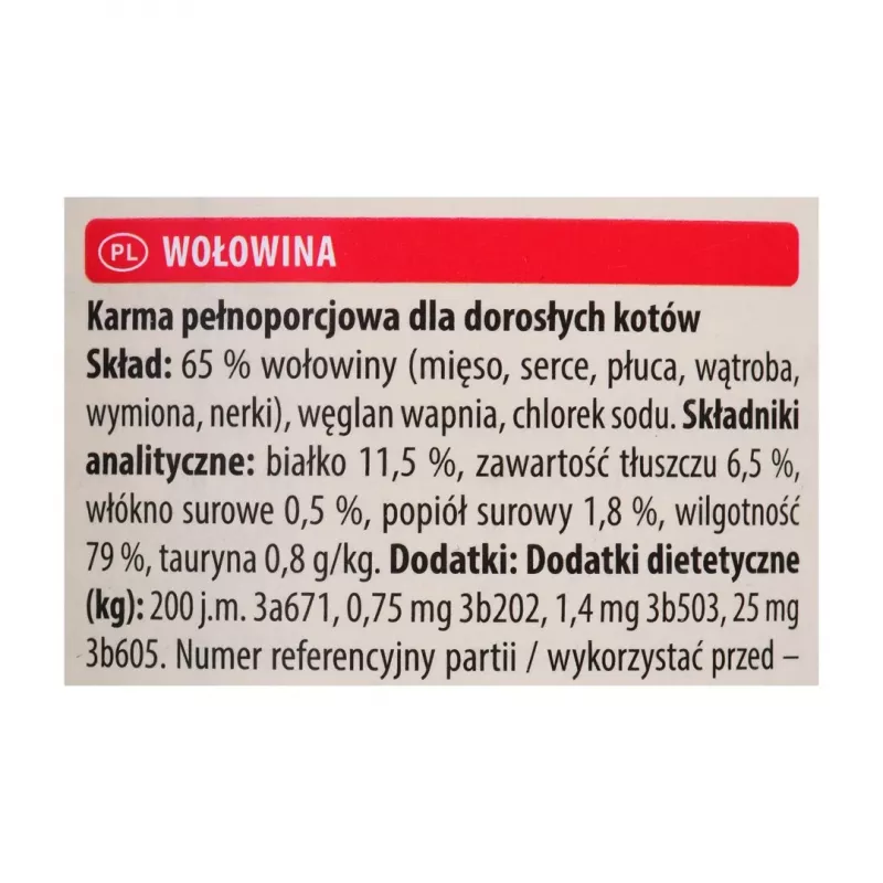 ANIMONDA Carny Adult Beef - mitrā kaķu barība - 400g