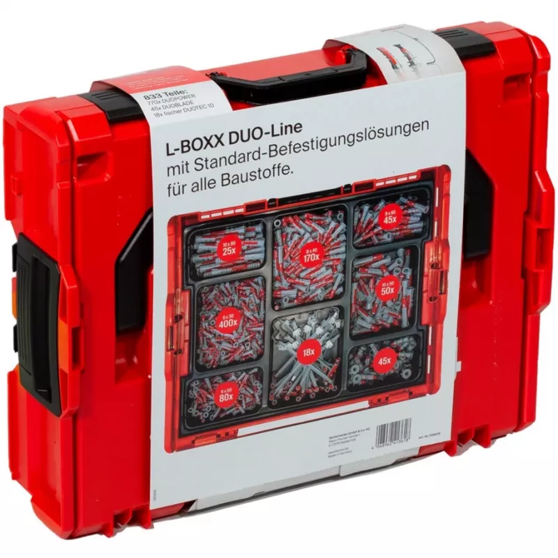 Dubeļu komplekts Fischer L-BOXX 833 gab.