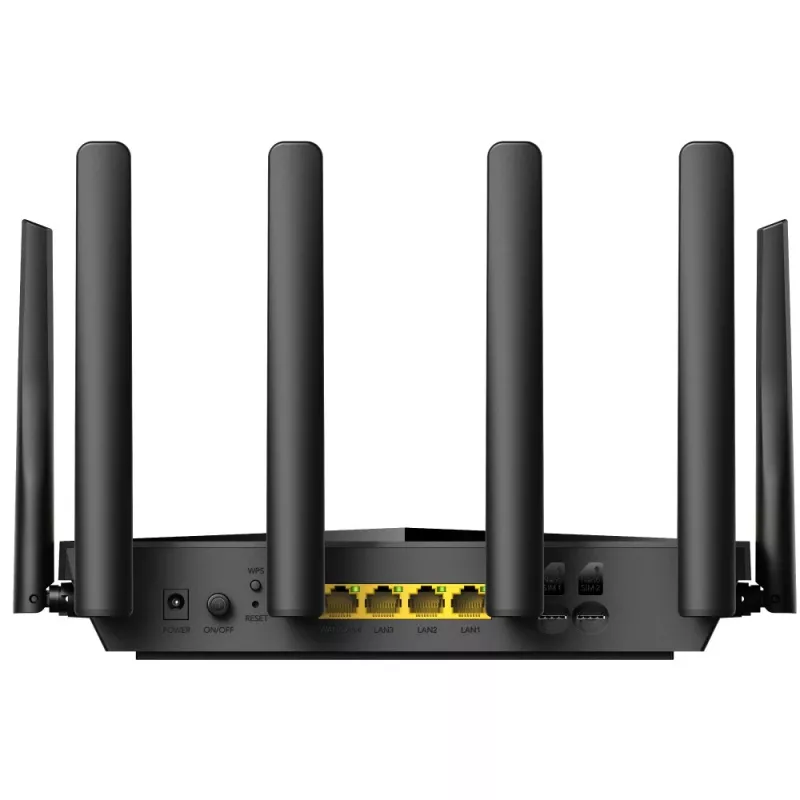 Cudy jaunais 4G LTE Cat 6 WiFi maršrutētājs, Qualcomm mikroshēmojums, LTE modema maršrutētājs, Divu SIM 4G mobilo sakaru maršrutētājs, AC1200 divu joslu WiFi, 4 Gigabitu porti, OpenVPN, W