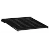 Rack shelf LANBERG AK-1005-B — 1U 19 inch rack shelf, 500 mm depth, 482.6×45 mm, Melns, 25 kg capacity