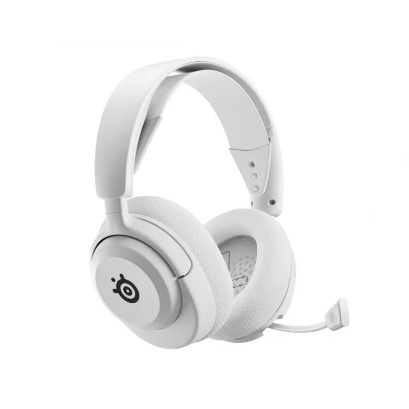 Steelseries Arctis Nova 5P Wireless Headset galvas lentes Gaming USB Type-C Bluetooth balts