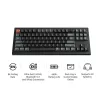 Mehāniskā tastatūra Keychron V3 Ultra 8K — QWERTY, Bluetooth un vadu, RGB, melna