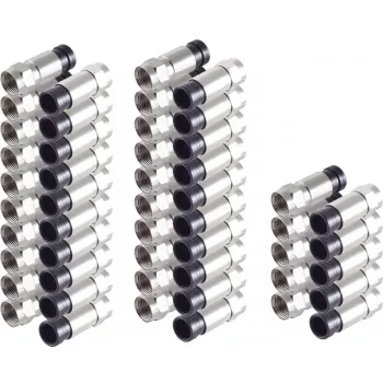 Kompresijas savienotājs ShiverPeaks 85029-A-SET25 7 mm kabelim, 25 gab. komplektā