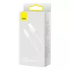 Baseus Dynamic kabelis USB uz Lightning, 2,4A, 2m (Balts)