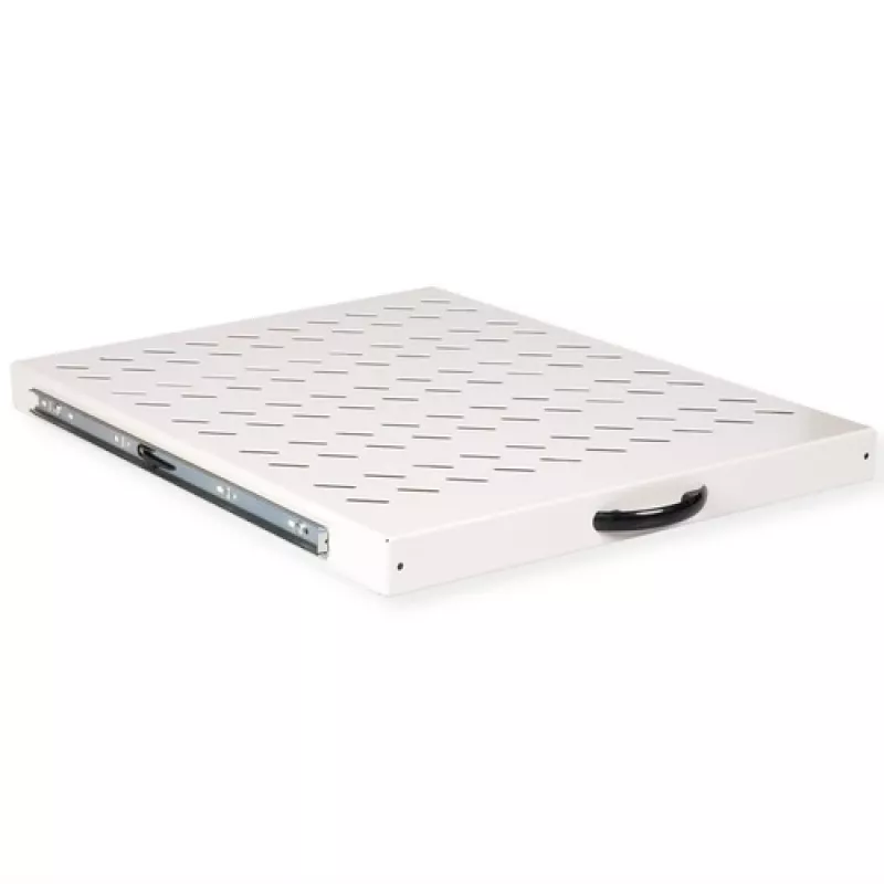 Rack shelf ROLINE 19-inch 1 U extendable 550 T 25 kg pelēka