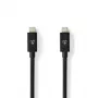 Nedis 2m USB-C kabelis 4.0 Gen2x2, 240W, 20 Gbps (CCGB66020BK20)