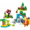 Rotaļlietu komplekts LEGO DUPLO Town Wild Animal Families 3-in-1 10446 — 92 gabali, 2+, 200×220×340 mm