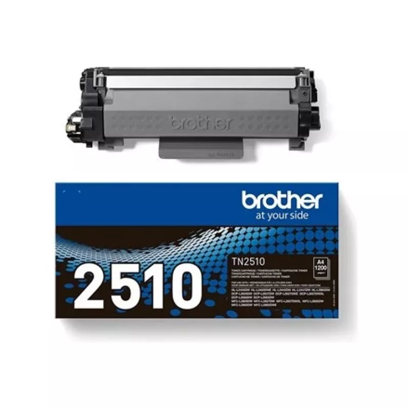 tonera kasete Brother TN-2510 2500 lapas Melns