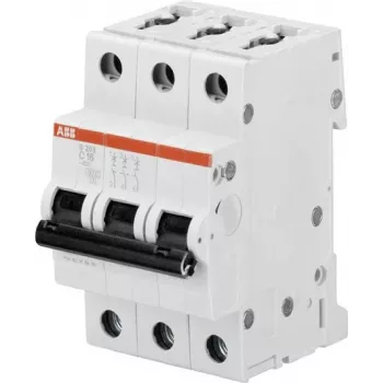 ABB Strāvas slēdzis 4A S203-C4 pro M komp. 3pol.6kA priekš automātiskā slēdža S203-C4 (2CDS253001R0044)
