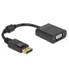 Adapteris DisplayPort 1.2 vīr. -> VGA siev. DeLOCK 61006