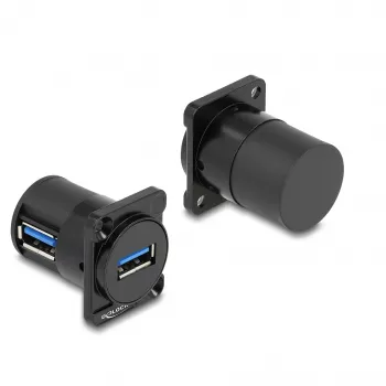 DeLOCK D-Tipa modulis USB 5 Gbps A tipa ligzda–ligzda 90° leņķī