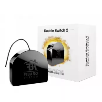 Elektriskais relejs Fibaro FIBEFGS-223 Melns — 230 V AC, 10 A, IP20, 42×38×20 mm
