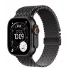 Viedpulkstenis Apple Watch Ultra 3 GPS + Cellular 49mm Melns Titāna Korpuss ar Melnu Titāna Milānas Cilpu Vidējs