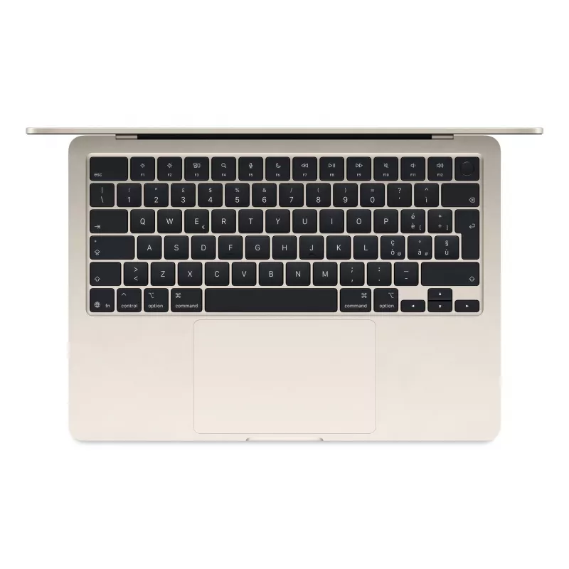 Apple MacBook Air 13 collu : M4 mikroshēma ar 10 kodolu CPU un 10 kodolu GPU, 24 GB, 512 GB SSD - Starlight