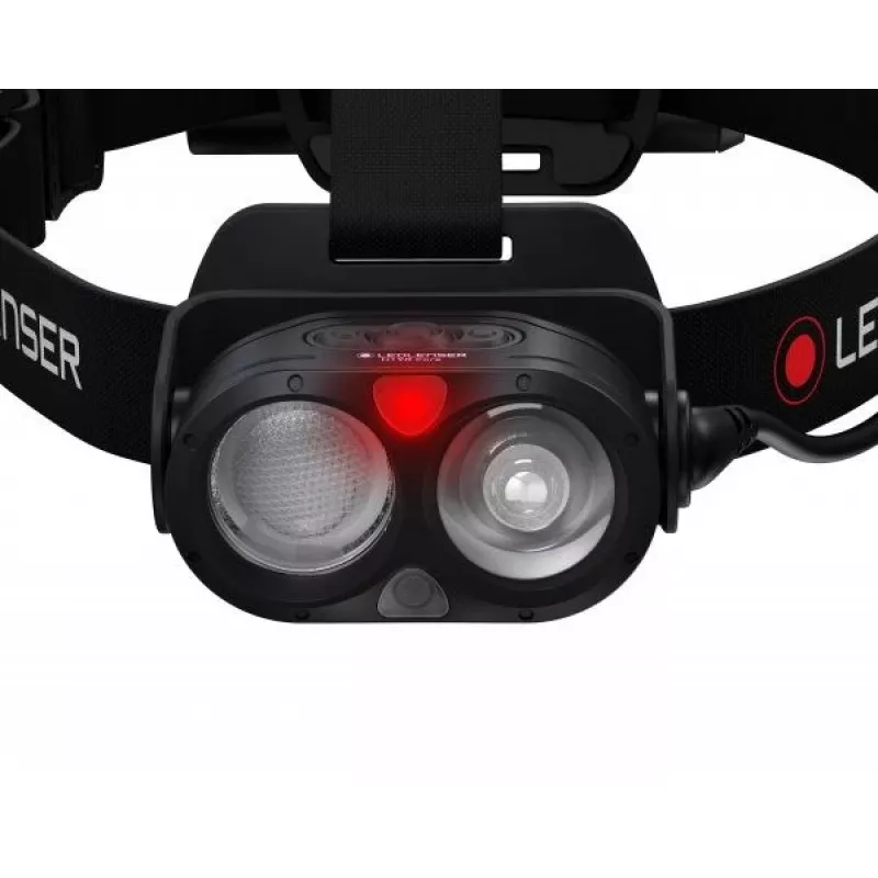 Led Lenser H19R Core melns galvas lentei piestiprināms lukturis
