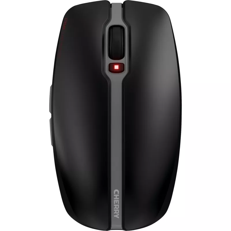 CHERRY Stream Desktop Recharge tastatūra Pele iekļauta Universāls RF Bezvadu AZERTY Beļģu melna
