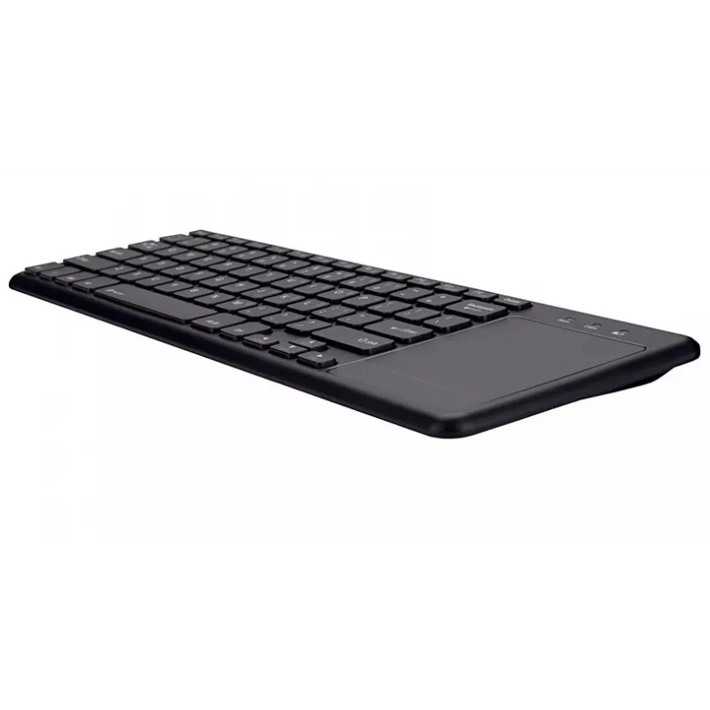 Bezvadu RF tastatūra TRACER TRAKLA46367 — Pilna izmēra, membrānas, skārienpaliktnis, 2,4 GHz, melna