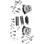 D-Sub SET25 - D-Sub komplekts - 2x korpuss+ ieliktņi 25 kontaktu (10122004)