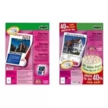 Fotopapīrs A4 Sigel LP344 Rozā Balta
