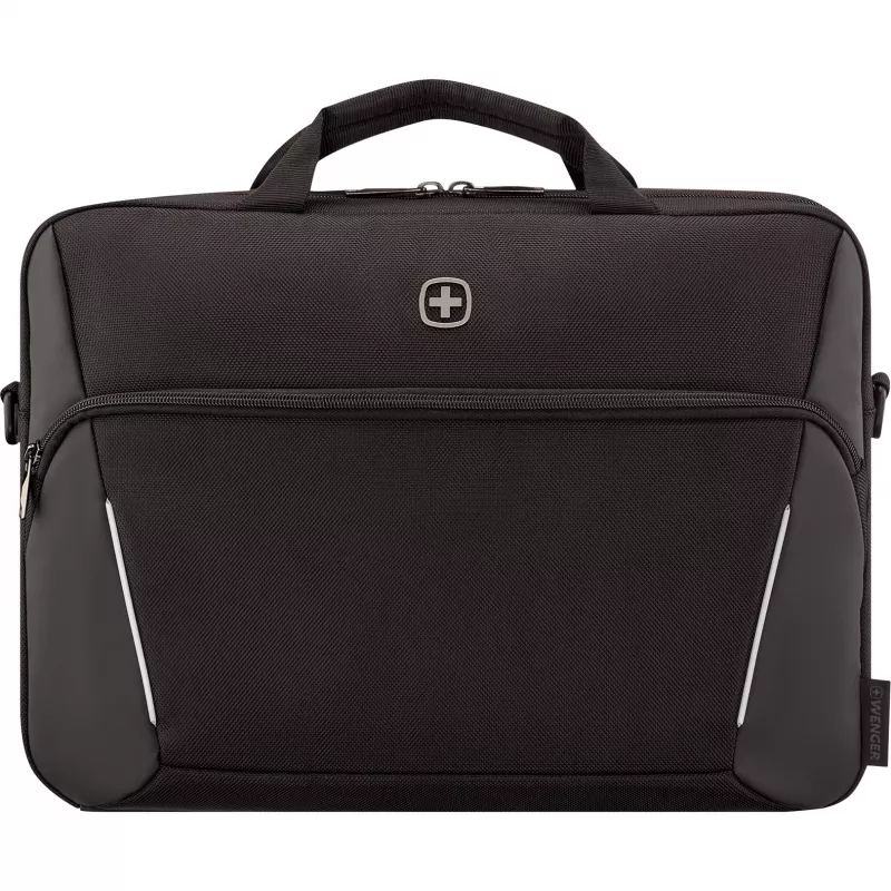 Portfeļa soma klēpjdatoram Wenger XE Compact Brief 16 ar planšetdatora kabatu, melna