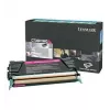 Lexmark - Tonerpatrone - Hohe Ergiebigkeit - 1 x Magenta - 10000 Seiten - LRP / LCCP (0C736H1MG)