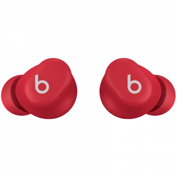 Beats Solo Buds - patiesi bezvadu austiņas - caurspīdīgi sarkanas, modelis A3151 A3150 A3152