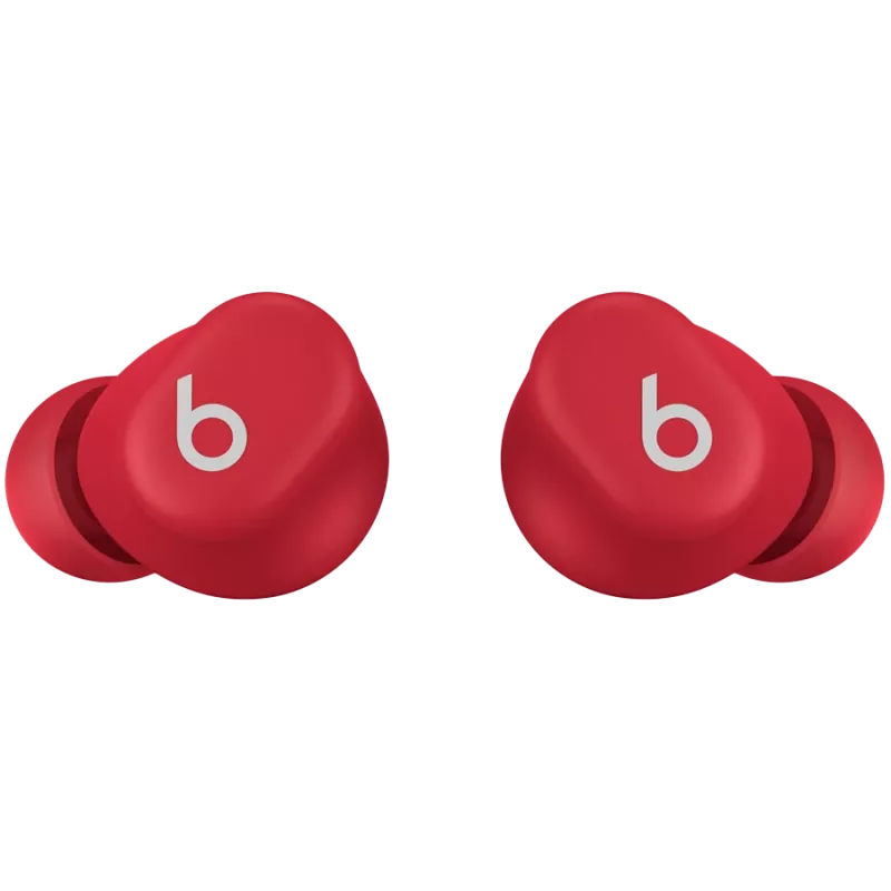 Beats Solo Buds - patiesi bezvadu austiņas - caurspīdīgi sarkanas, modelis A3151 A3150 A3152