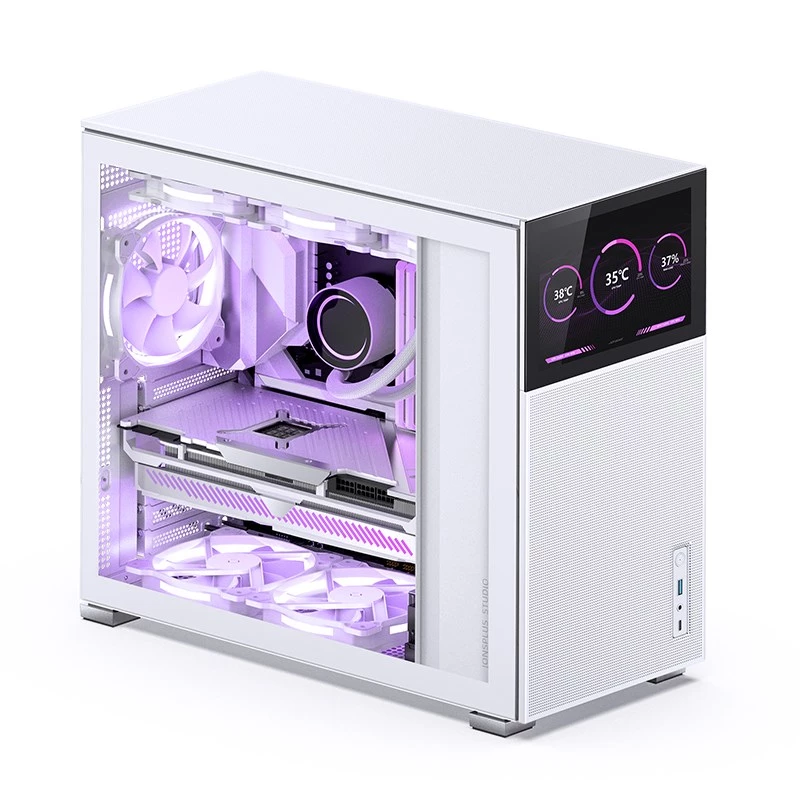 PC Case Jonsbo D41 MESH Midi Tower balta