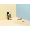 Telefona maciņš Man and Wood iPhone 12 mini — balta vērša dizains