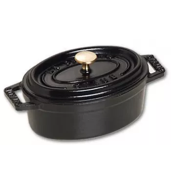 Čuguna viena panna Staub Minis – Melna, 800 g