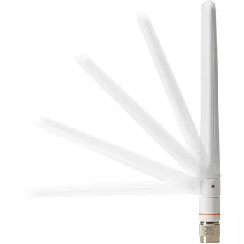 2.4 GHZ 2DBI/5 GHZ 4 DBI DIPOLE/ANT. WHITE RP-TNC